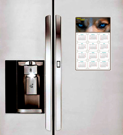 2026 Magnetic Calendar - Today is My Lucky Day (Fade, Tear, and Water Resistant)- Dogs Themed 03
