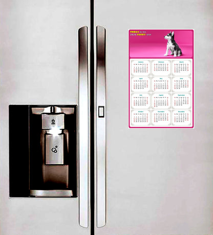 2026 Magnetic Calendar - Today is My Lucky Day (Fade, Tear, and Water Resistant)- Dogs Themed 023