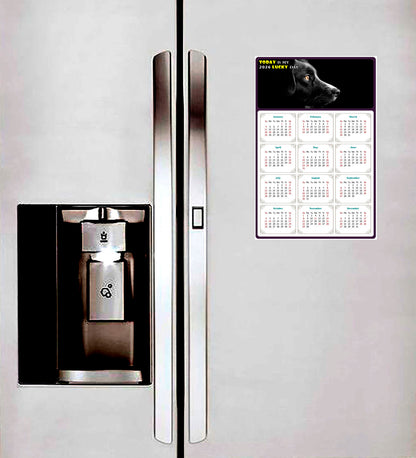2026 Magnetic Calendar - Today is My Lucky Day (Fade, Tear, and Water Resistant)- Dogs Themed 05