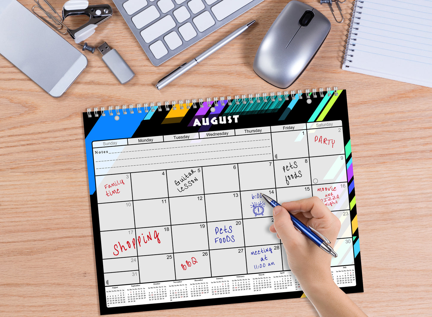 2026 - 2027 Academic Year 12 Months Student Calendar 3-Ring Binder (Edition #012)
