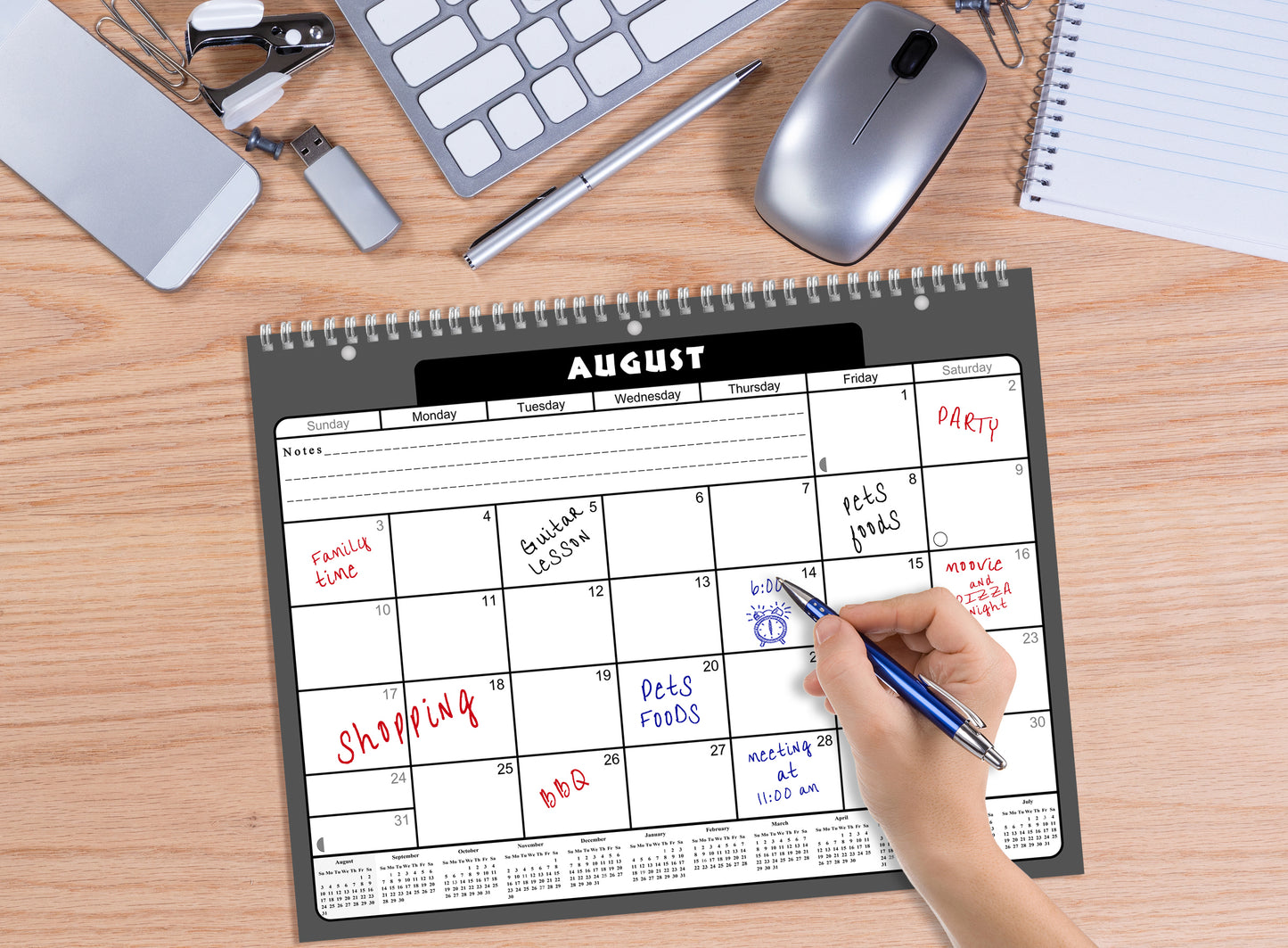 2026 - 2027 Academic Year 12 Months Student Calendar 3-Ring Binder (Edition #023)