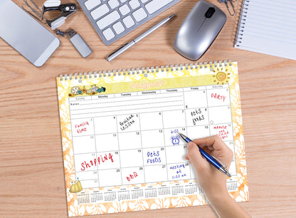 2026 - 2027 Academic Year 12 Months Student Calendar 3-Ring Binder(Edition #03)