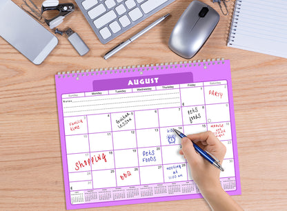 2026 - 2027 Academic Year 12 Months Student Calendar 3-Ring Binder (Edition #05)