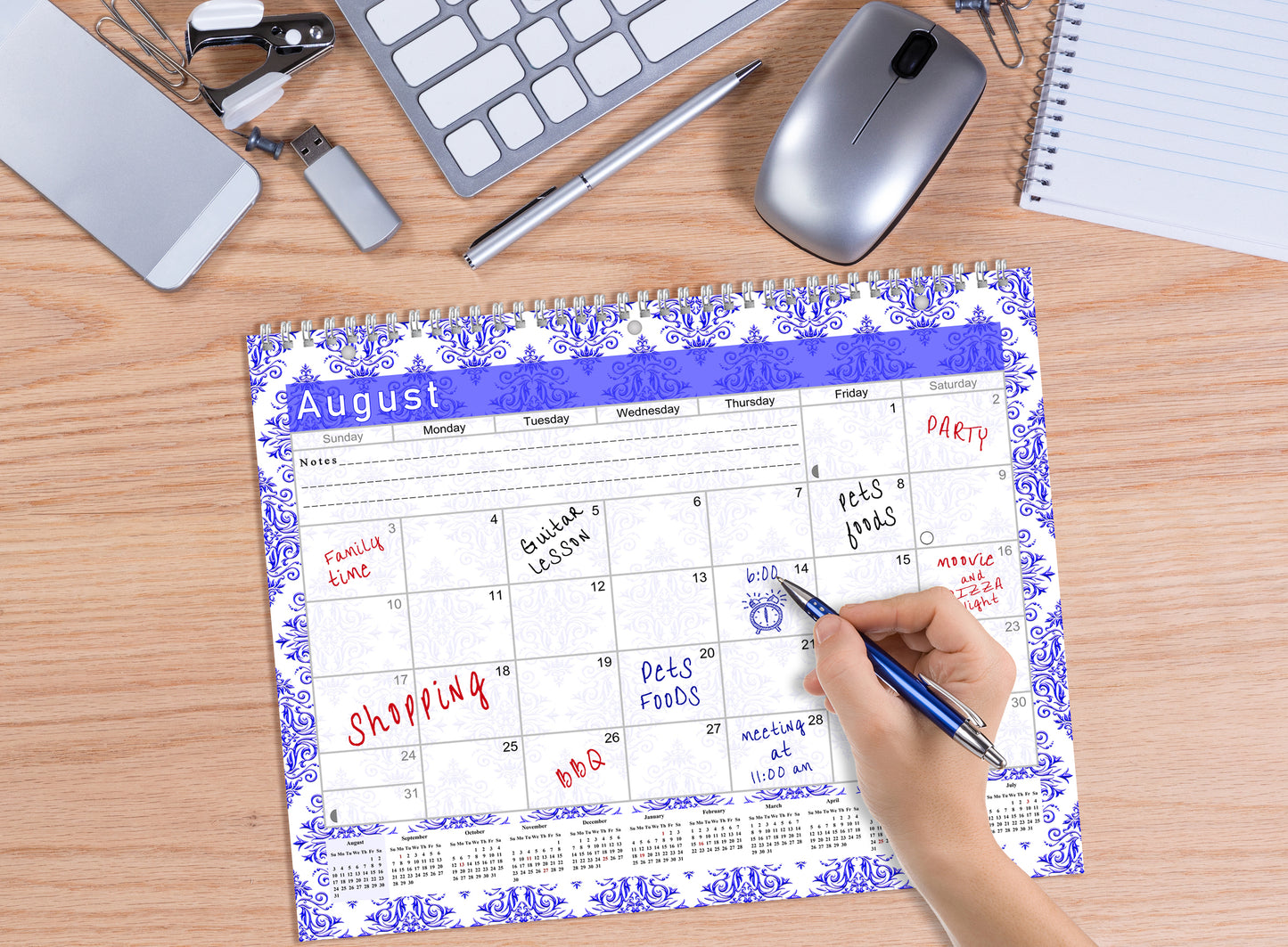 2026 - 2027 Academic Year 12 Months Student Calendar 3-Ring Binder (Edition #018)