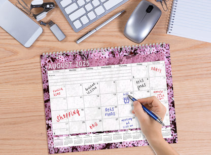 2025 - 2026 Academic Year 12 Months Student Calendar 3-Ring Binder (Edition #021)