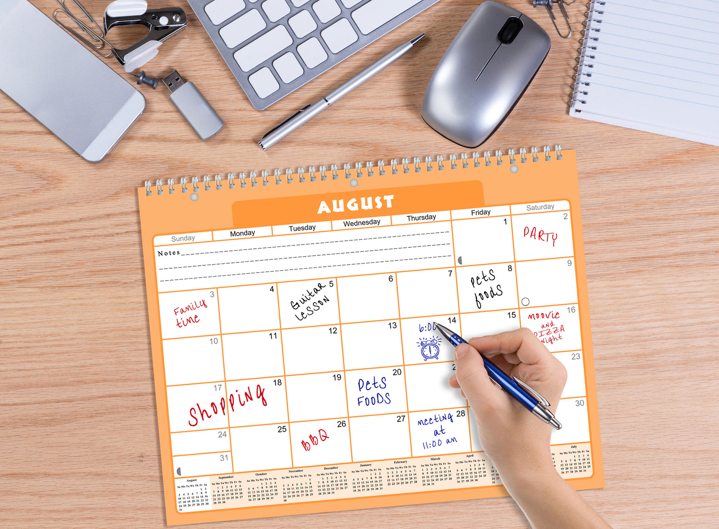 2026 - 2027 Academic Year 12 Months Student Calendar 3-Ring Binder (Edition #07)