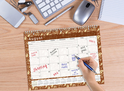 2026 - 2027 Academic Year 12 Months Student Calendar 3-Ring Binder (Edition #017)