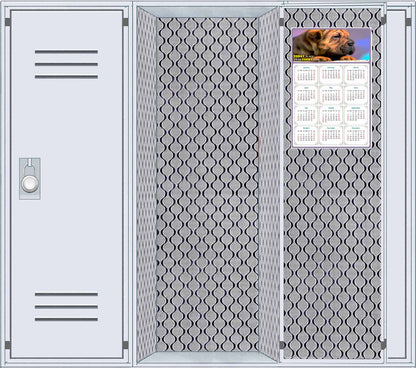 2026 Magnetic Calendar - Today is My Lucky Day (Fade, Tear, and Water Resistant)- Dogs Themed 012