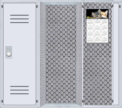 2026 Magnetic Calendar - Today is My Lucky Day (Fade, Tear, and Water Resistant)- Cat Themed 010