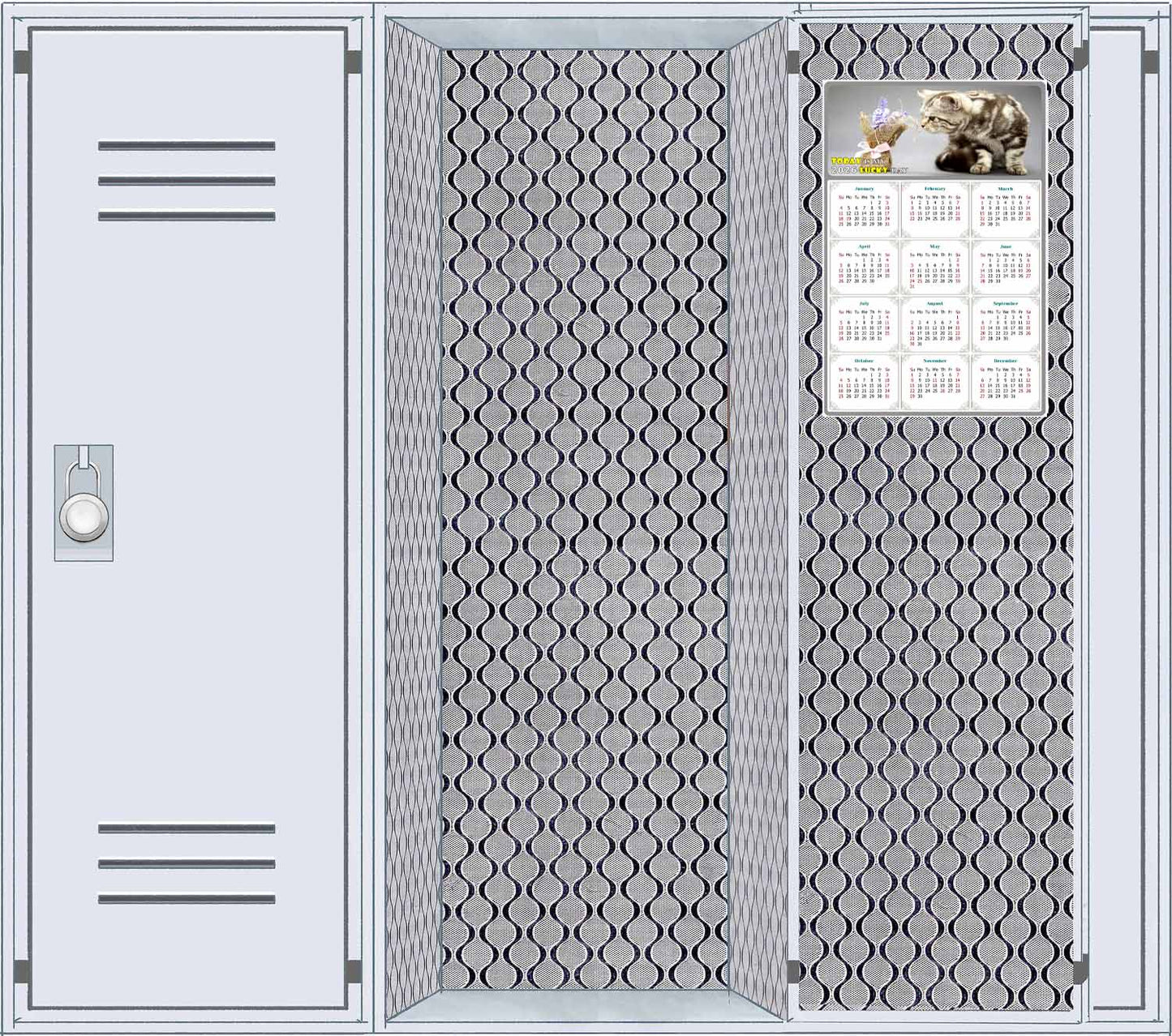 2026 Magnetic Calendar - Today is My Lucky Day (Fade, Tear, and Water Resistant)- Cat Themed 025