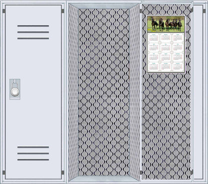 2026 Magnetic Calendar - Calendar Magnets - Today is my Lucky Day - (Fade, Tear, and Water Resistant) - Horses Themed 06