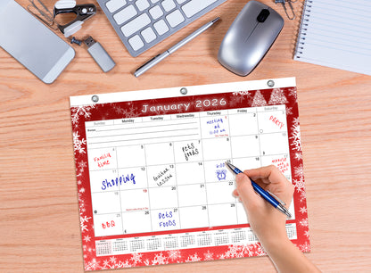 2025 - 2026 Student Calendar/Planner for 3-Ring Binder, Desk, or Wall - v029