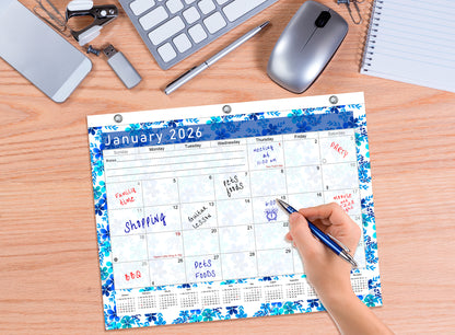 2025 - 2026 Student Calendar/Planner for 3-Ring Binder, Desk, or Wall - v022