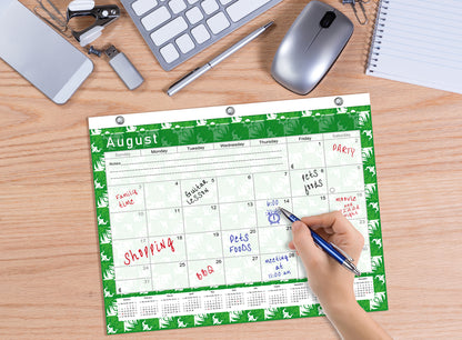 2026 - 2027 Academic Year 12 Months Student Calendar / College Planner for 3-Ring Binder, Desk or Wall -School Supplies - Made in USA (Edition #016)