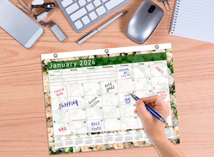 2025 - 2026 Student Calendar/Planner for 3-Ring Binder, Desk, or Wall - v023