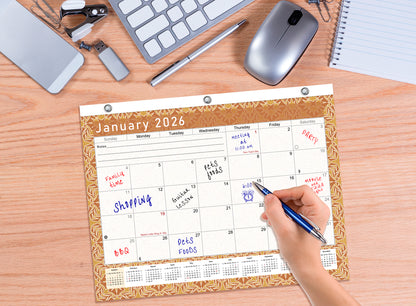 2025 - 2026 Student Calendar/Planner for 3-Ring Binder, Desk, or Wall - v025