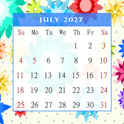 2027 CD-Style Desk Calendar 12 Months Calendar / Planner / Desk Calendar With CD Case Stand, Office Decor, Christmas Gifts (Edition #01)