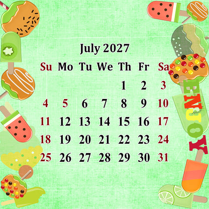 2027 CD-Style Desk Calendar 12 Months Calendar / Planner / Desk Calendar With CD Case Stand, Office Decor, Christmas Gifts (Edition #25)