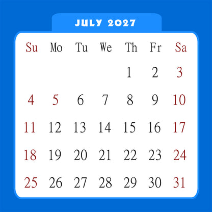 2027 CD-Style Desk Calendar 12 Months Calendar / Planner / Desk Calendar With CD Case Stand, Office Decor, Christmas Gifts (Edition #06)