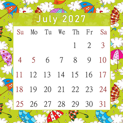 2027 CD-Style Desk Calendar 12 Months Calendar / Planner / Desk Calendar With CD Case Stand, Office Decor, Christmas Gifts (Edition #23)