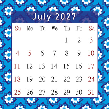 2027 CD-Style Desk Calendar 12 Months Calendar / Planner / Desk Calendar With CD Case Stand, Office Decor, Christmas Gifts (Edition #18)