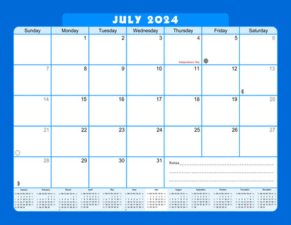 2024-2025 Magnetic/Desk Calendar - Desktop/Wall Calendar/Planner - (Edition #06)