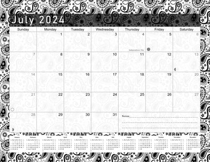 2024-2025 Magnetic/Desk Calendar - Desktop/Wall Calendar/Planner - (Edition #11)