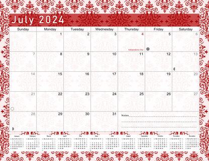 2024-2025 Magnetic/Desk Calendar - Desktop/Wall Calendar/Planner - (Edition #05)