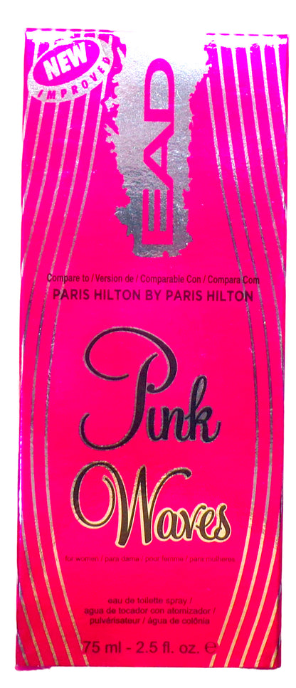 European American Designs Pink Waves Eau de Toilette Spray EDT 2.5 fl oz