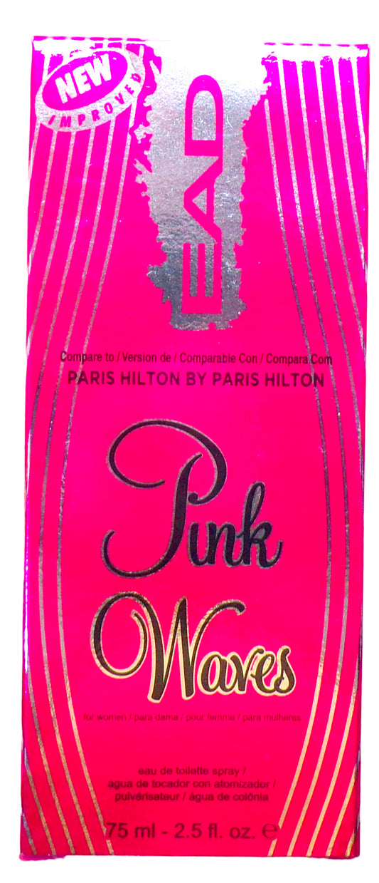European American Designs Pink Waves Eau de Toilette Spray EDT 2.5 fl oz