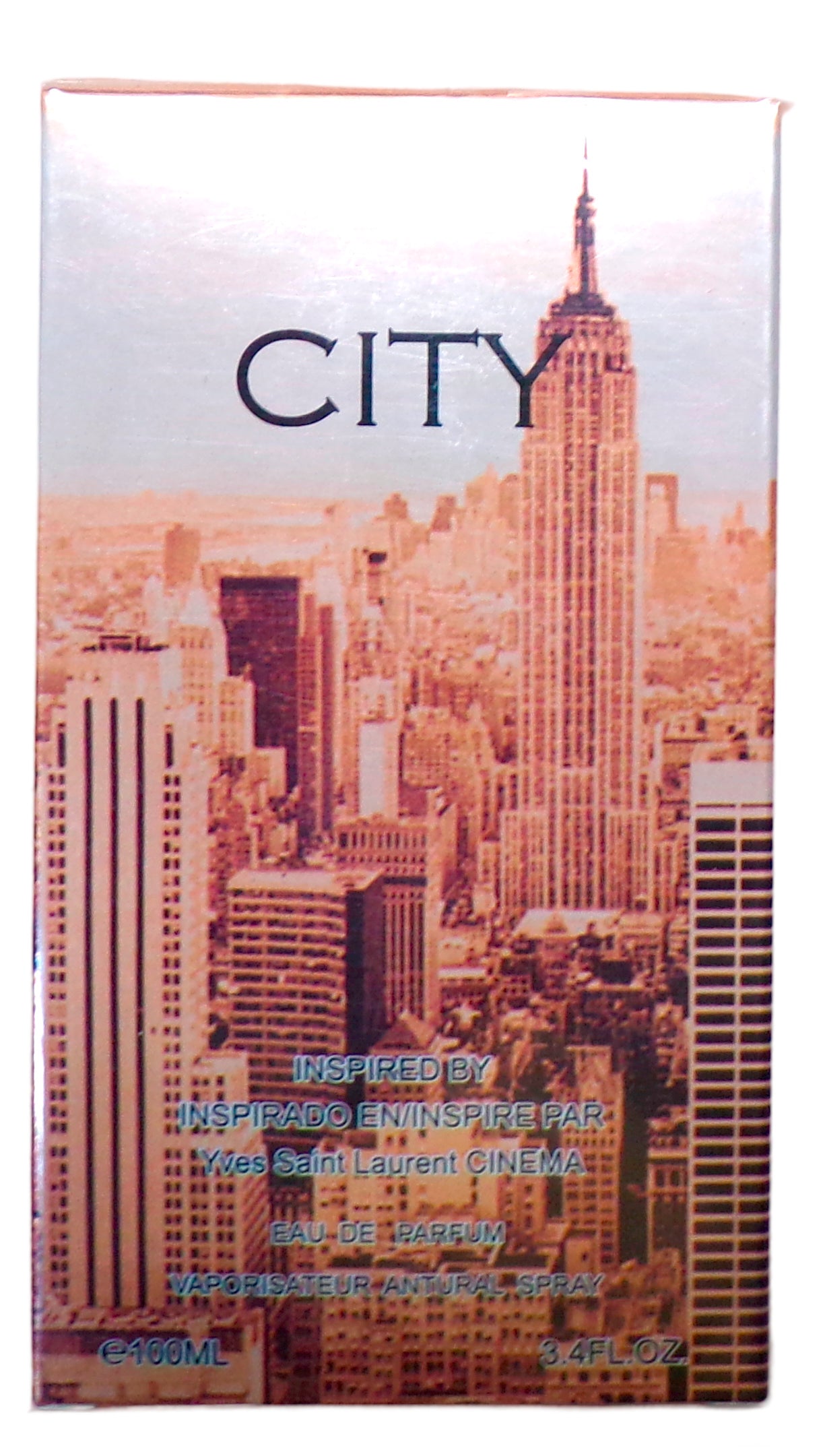 City EAU DE PARFUME 3.4 oz 100 ml