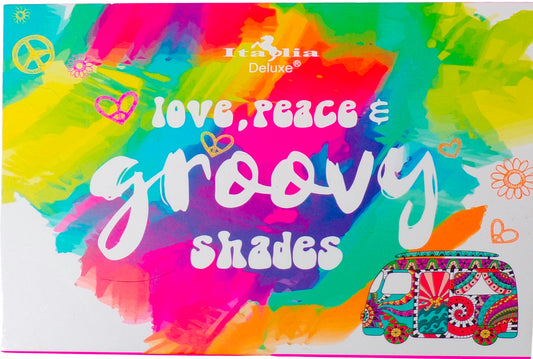 Italia Deluxe Love, Peace Groovy Shades Eyeshadow Palette
