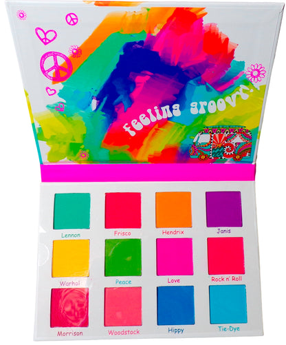 Italia Deluxe Love, Peace Groovy Shades Eyeshadow Palette