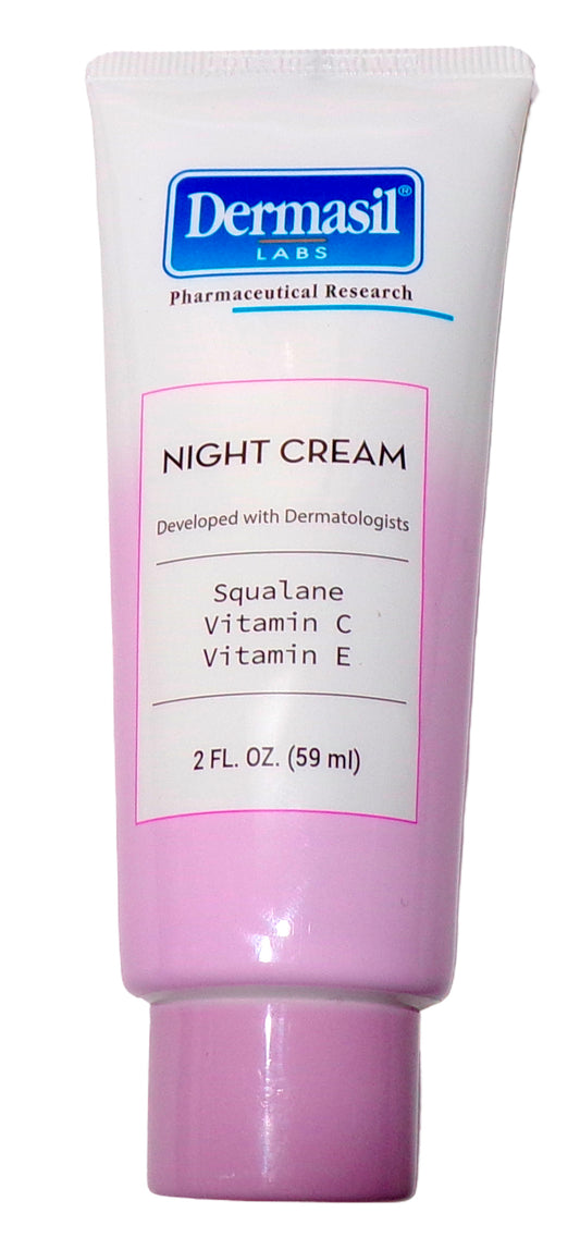 Dermasil Labs Daily Night Cream Oil Free, Vitamin E, C