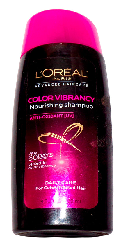 LOREAL Color Vibrancy Nourishing Shampoo 3 oz (Set of 2)