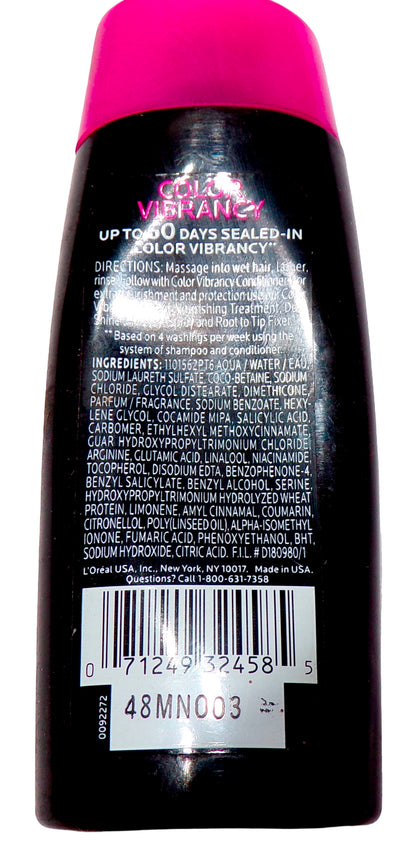LOREAL Color Vibrancy Nourishing Shampoo 3 oz (Set of 2)