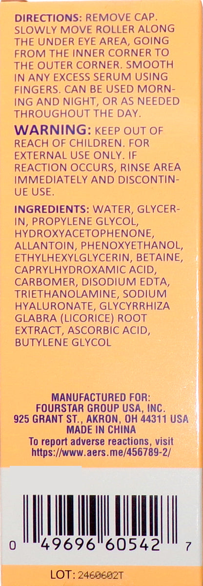 b pure Vitamin C Serum Under Eye Roller 0.5 oz.