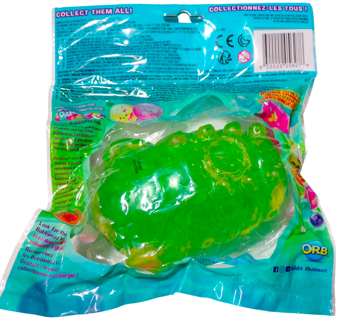 ORB BUBBLEEZZ Casey Caterpupy Sensory Fidget Stress Relief Toy