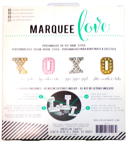 Heidi Swapp Marquee Love " &" Symbol LED Lighted Letter Kit Light Craft