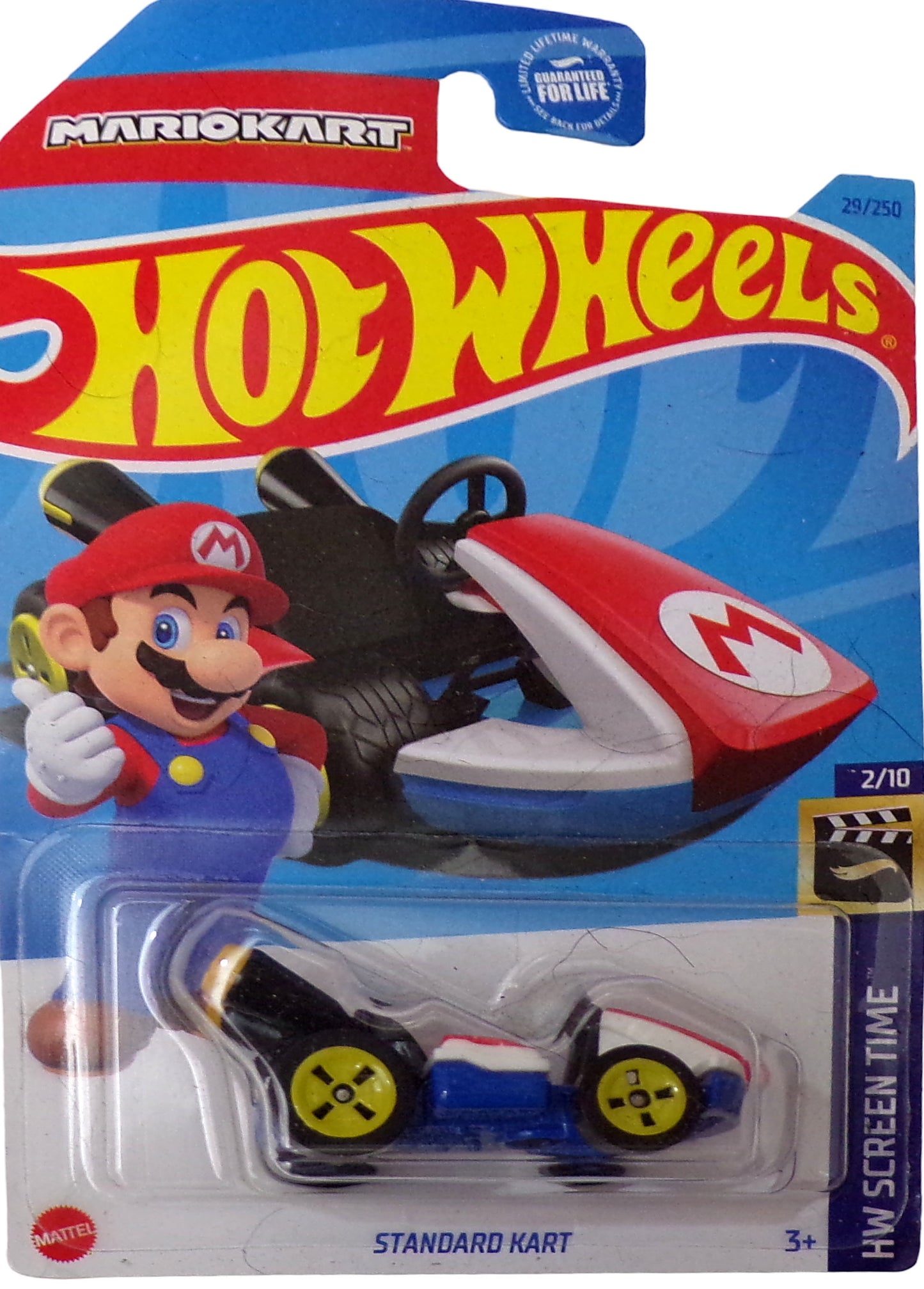 2024 Hot Wheels Standard Kart 30/250 HW Screen Time 3/10 Mario Kart New