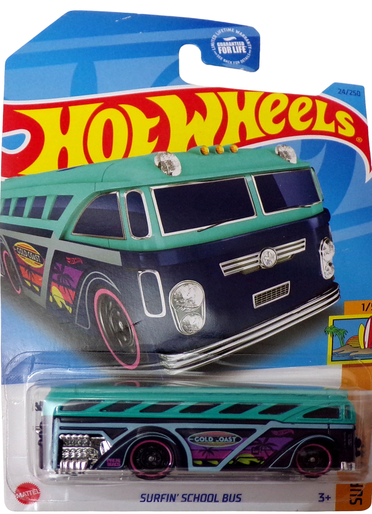 Hot Wheels HW Metro Surfin' School Bus 1/5