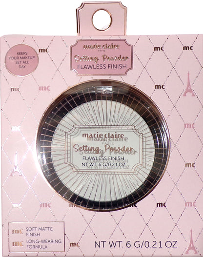 Marie Claire Makeup Setting Powder Flawless Finish Soft Matte Finish