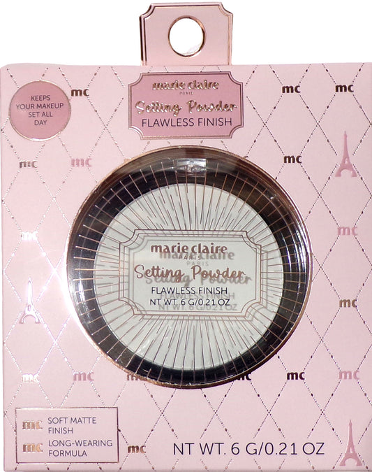 Marie Claire Makeup Setting Powder Flawless Finish Soft Matte Finish