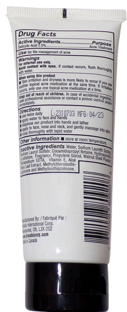 Kissable Deep Cleaning Foaming Acne Scrub W/Salicylic Acid Acne Treatment Set 2