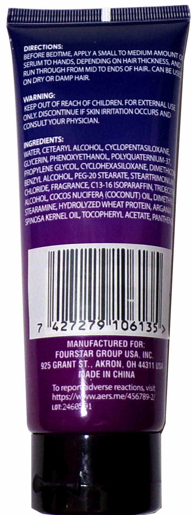 b•pure Night Time Hair Serum 4 fl.oz