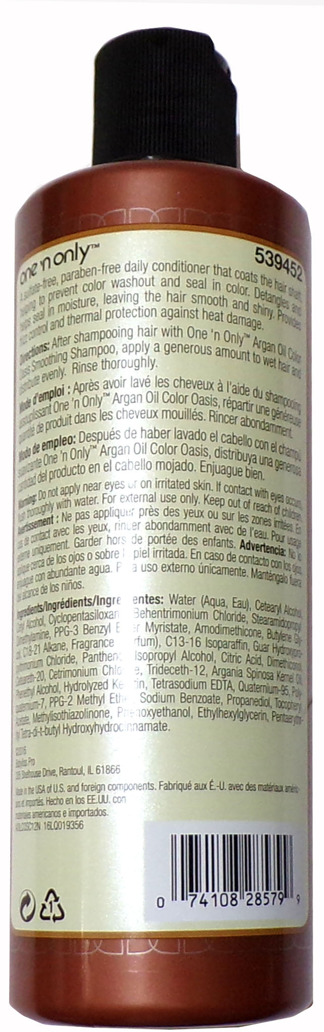 One 'n Only Argan Oil Color Oasis Smoothing Conditioner 12oz (Set of 2)