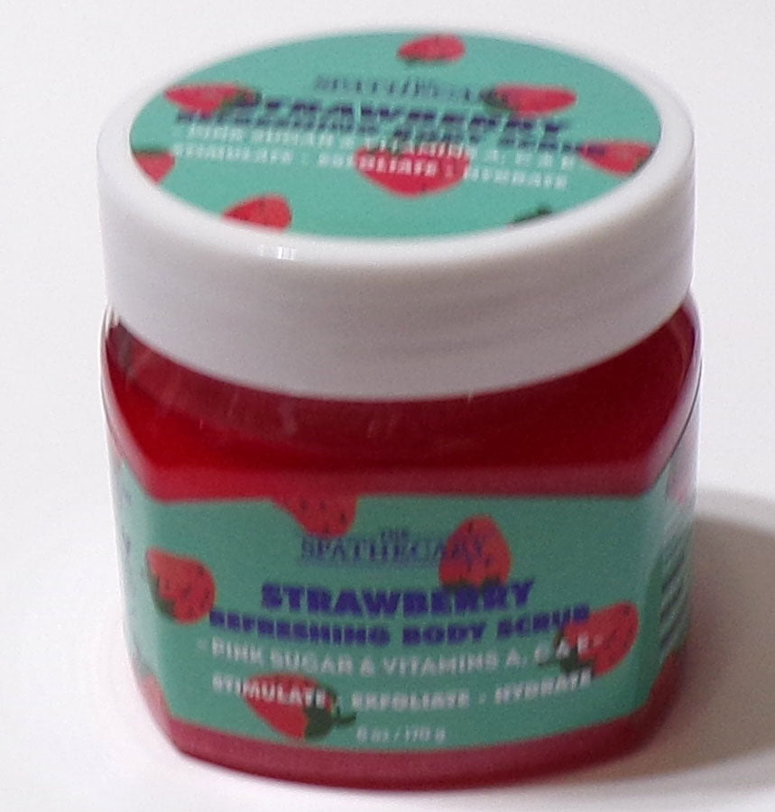 The Spathecary Strawberry Refreshing Body Scrub Pink Sugar & Vitamins A, C & E