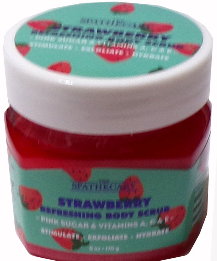 The Spathecary Strawberry Refreshing Body Scrub Pink Sugar & Vitamins A, C & E