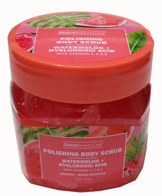 Global Beauty Care Polishing Body Scrub Watermelon + Hyaluronic Acid