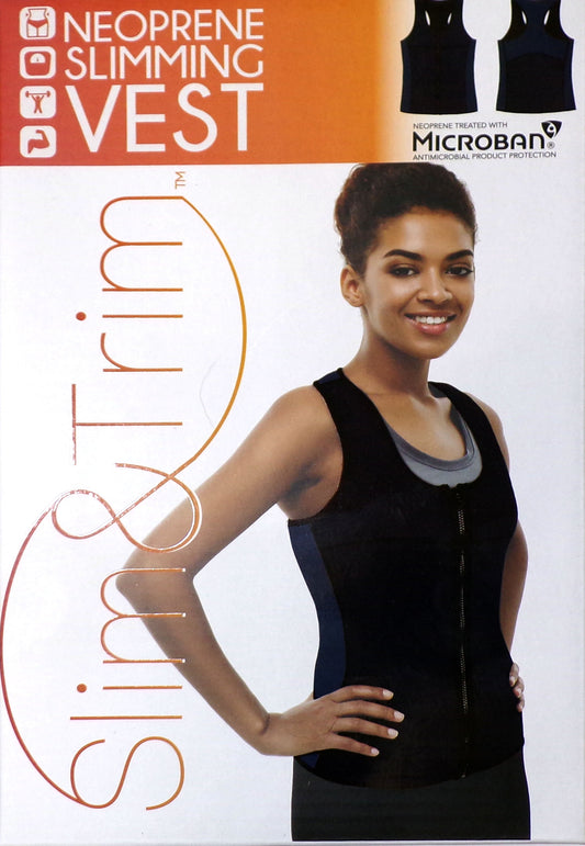 Slim & Trim Neoprene Slimming Vest Body Shaping Size SMALL